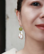 Load image into Gallery viewer, Gentle Healing/ Be Vital/Green Jasper&Baroque Pearl