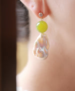 Load image into Gallery viewer, Gentle Healing/ Be Vital/Green Jasper&Baroque Pearl