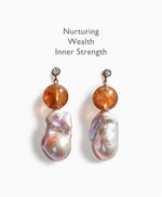 Load image into Gallery viewer, Gentle Healing/ Be Wealthy/ Citrine&Baroque pearl