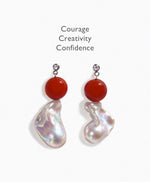 Load image into Gallery viewer, Gentle Healing/ Be Passionate/ Carnelian&Baroque Pearl