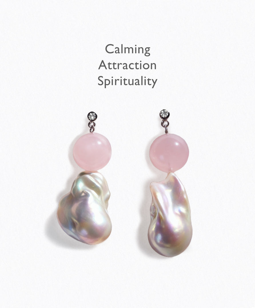 Gentle Healing/ Be Loved/ Rose Quartz&Baroque Pearl